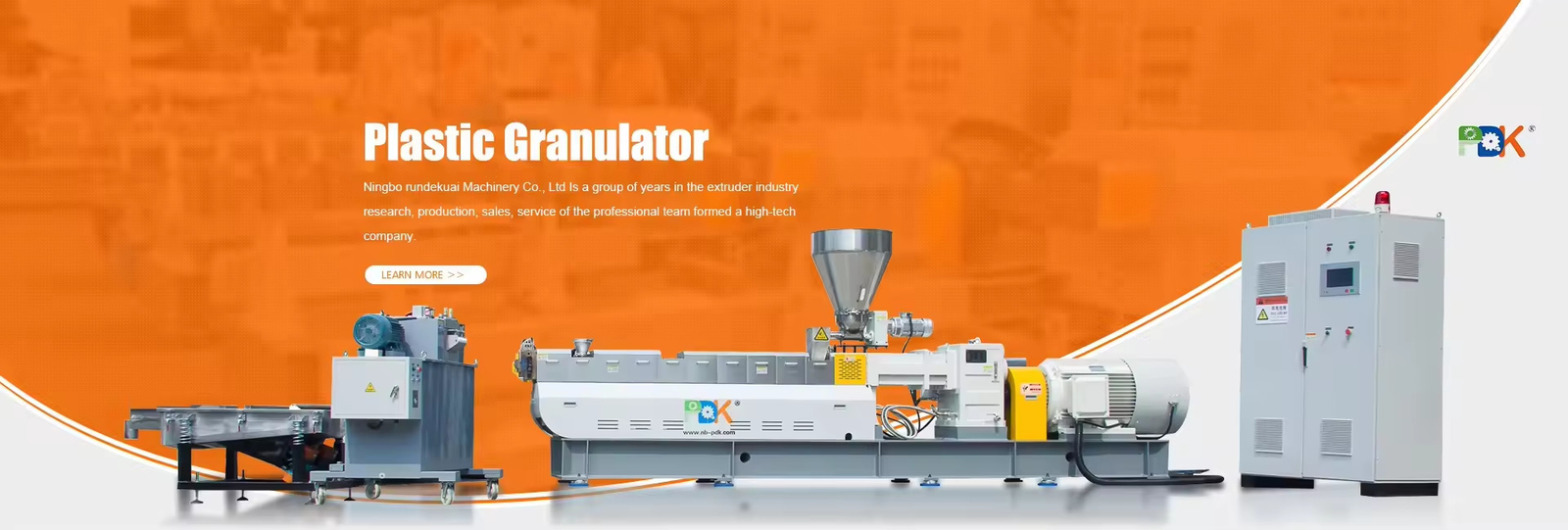 Plastikextruder-Maschine